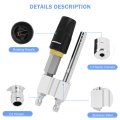 Adjustable Downstream Soft Wash Nozzle 2 In 1 Shooter Tip M5 Long Reach Soap Twist 0 To 60 Degrees Spray Pattern For Pressure