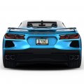 Ipick Image For Chevrolet Corvette C8 Stingray 3d Real Carbon Fiber Abs Plastic License Plate Frame