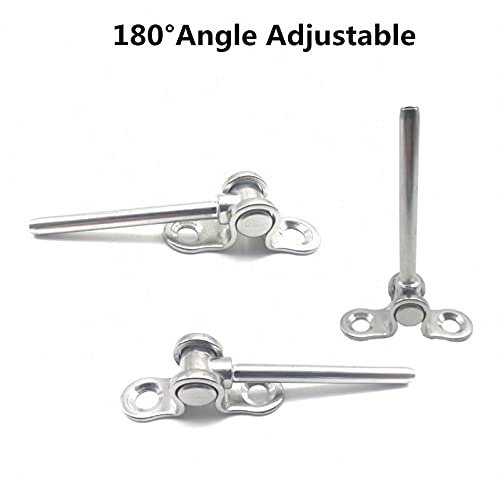 50 Sets Cable Rail Hardware Kit For 1 8 In System T316 Stainless Steel Tensioner And Deck Elbow With Screws Adjustable Angle