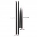 Side Door Molding Trim Covera Bodya Baffles Guard Strips Friction 4pcs Body Trim Waterproof Bright Black Universal Protector