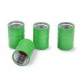 Live With Passion Floral Inspirational Tire Rim Wheel Aluminum Valve Stem Caps
