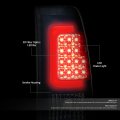 Compatible With Chevy Silverado Gmt800 4pc Pair Of Chrome Clear Corner Headlight Black Smoked Lens 3d Led Tail Light