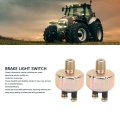 2pcs Brake Light Switch Enhancing Efficiency Reliability Fit For Universal Cars Trucks Agricultural Vehicles Made Of Iron