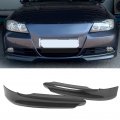 Front Bumper Lip Spoiler Splitter 1 Pair Of Pp For 3 Series E90 Sedan Pre Lci 2005a 2008 Carbon Fiber Style