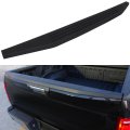 1pc Top Rear Tailgate Moulding Trim Abs Matte Black Compatible With 2015-2020 Ford For F-150 Without Flex Step