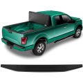 1pc Top Rear Tailgate Moulding Trim Abs Matte Black Compatible With 2015-2020 Ford For F-150 Without Flex Step