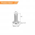 Uxcell 10-32x1 2 Pan Head Machine Screws 304 Stainless Steel 18-8 Screw Phillips Drive Fully Threaded Bright Finish Pack Of 20