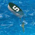 Graphics More Michigan State Block S Floating Keychain Oval Foam Fishing Boat Buoy Key Float
