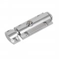 Uxcell 3-inch Length Spring Loaded Security Door Lock Latch Barrel Bolt Hasp Stapler