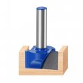 Uxcell 25mm Dia 8mm Shank Bottom Cleaning Router Bit 2 Flutes Carbide Tipped Cutter Uncoated For Woodworking