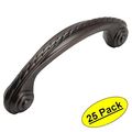 Cosmas 4114orb Oil Rubbed Bronze Rope Scroll Cabinet Hardware Handle Pull 3 Inch 76mm Hole Centers 25 Pack 