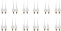 Creative Hobbies 5 Watt Silicone Dipped Country Candle Lamp Light Bulbs Replacement For Candles And Chandeliers Box Of 24 
