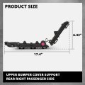 Rear Right Passenger Side Upper Bumper Cover Support For Toyota Rav4 2019 2022 To1143129 521550r070 Black Pom Material