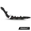Rear Right Passenger Side Upper Bumper Cover Support For Toyota Rav4 2019 2022 To1143129 521550r070 Black Pom Material