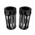 Hdbubalus Cnc Cut Fork Boot Slider Cover Cow Bells Fit For Touring Road Tri Glide 2014-2020 Black 