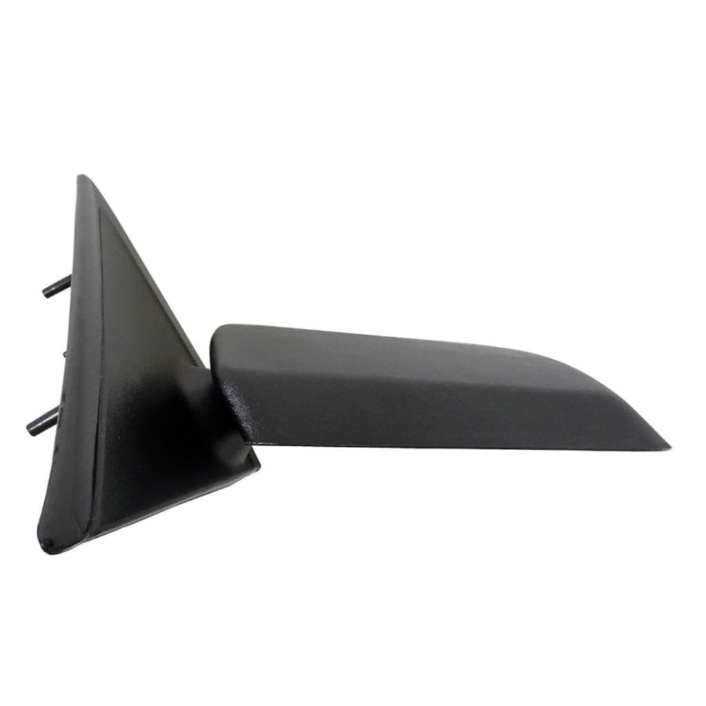 Side View Mirror For Chevy S10 1996 1997 1998 Passenger Black Housing Manual Adjustment Convex Clear Glass Door Mount Plastic