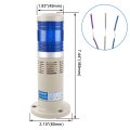 Baomain Alarm Warning Continuous Light Dc 24v Industrial Buzzer Ltp-502tj Blue Led Signal Tower