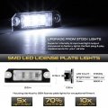 Vipmotoz Full Led License Plate Light Lamp Replacement For Vw Golf R Gti R32 Beetle Cabrio Cc Eos Rabbit Phaeton 6000k Diamond