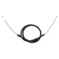 Parking Brake Cable For Chevy Silverado 1500 2005 2006 Rear Driver Side Black Vertical Barrel End 1 Conical Pear 2 