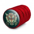 Fierce Snarling Tribal Tiger Oni Motorcycle Bicycle Bike Tire Rim Wheel Aluminum Valve Stem Caps