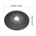 Uxcell Pipe Cover Decoration 30mm-50mm Pp Plastic Escutcheon Water Drain Line Black 8pcs