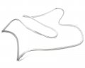 226571075 26in X 78in Frp Dp Wi F1m3 Window Gasket Stainless Steel 