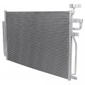 Ocpty Aluminum A C Condenser Replacement Fit For 20-2015 Chevrolet Captiva Sport 2 4l 2012 3 0l 2008-2010 Saturn Vue 2 5l