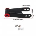 X Autohaux 2 Rear Lowering Shackle Kit 410520 Fits For Chevrolet Chevy C1500 C2500 1988-2018 Black