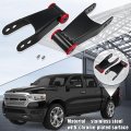 X Autohaux 2 Rear Lowering Shackle Kit 410520 Fits For Chevrolet Chevy C1500 C2500 1988-2018 Black