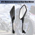 X Autohaux Motorcycle Atv Rear View Side Mirrors 7 8 Handlebars For Polaris Sportsman 400 450 500 550 570 700 800