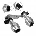 Topteng Frame Sliders Crash Protector Guards Aluminum For Yamaha Xmax 125 2017-19 300 Nmax 155 2015-20 Pcx 2016-19 Aerox