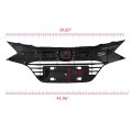 Front Upper Grille For Honda Hrv 2016 2017 2018 Full Black And Chrome Replacement Radiator Grill