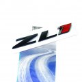 1pc Oem Black Zl1 Emblem Badge Letter Rear Side Door Replacement For Camaro Ss Rs Black Red
