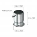 Uxcell Emt Coupling 32mm 1 4 Inch Set Screw Conduit Fittings 47mm Length Electrical Pipe Connector 0 8mm Wall Thick 25pack