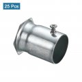 Uxcell Emt Coupling 32mm 1 4 Inch Set Screw Conduit Fittings 47mm Length Electrical Pipe Connector 0 8mm Wall Thick 25pack