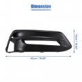 Uxcell 1 Pcs Fog Light Grille Cover Trim Lamp For Honda Accord Sedan 2018-2020