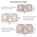 Xigua Cute Sheep Front Windshield Sunshade For Car Truck Suv Folding Auto Shade Blocks Uv Rays Sun Visor Protector Keeps Your