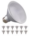Par30 Short Neck Led Reflector Light Bulb 12 Pack 5000k Natural Daylight 1000 Lumens 25 Degrees Beam E26 Medium Base 90 Cri 