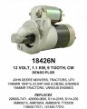 Epartsglobal Starter Fits John Deere Pro Gator 2020 2020a 2030 2030a W A Am879204 18426