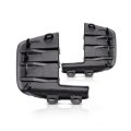 Front Bumper Cover Molding Pair For Chevy Silverado 1500 2019 2022 Driver And Passenger Side Textured Black Pp Plastic 