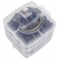 Aintier Car Plastic Clips Mixed Push Retainer 635 Pcs With Fasteners Removal Tool Universal