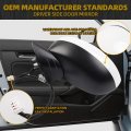 Dasbecan Driver Left Side Mirror For Honda Civic Sedan Hatchback Sport Si Lx Ex 2022 2023 With Power Glass Manual Folding Match