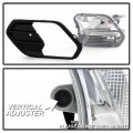 Acanii For 2017-2019 Ford Escape Bumper Driving Fog Lights Signal Lamps W Gloss Black Cover Assembly Pair Left Right