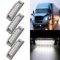 Ocpty 4x 12 Led Warm White Trailer Tail Light Kit Rear Brake Stop Turn Signal Number Plate Reverse Utility Rv Boat Truck