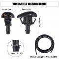 Uxcell 1 Set Windshield Washer Water Nozzle Spray No 289313s500 For Nissan Frontier Sve Xe 2 4l L4 Gas 3 3l V6 2004