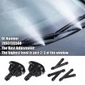 Uxcell 1 Set Windshield Washer Water Nozzle Spray No 289313s500 For Nissan Frontier Sve Xe 2 4l L4 Gas 3 3l V6 2004