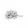 Uxcell Rivet Nuts M5 Metric Aluminium And M6 Aluminum Alloy Flat Head Insert Silver Tone Pack Of 200