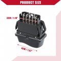 Hihaha Left Window Lift Switch For Peterbilt 365 367 384 386 387 Durable Plastic 1 Pcs Black