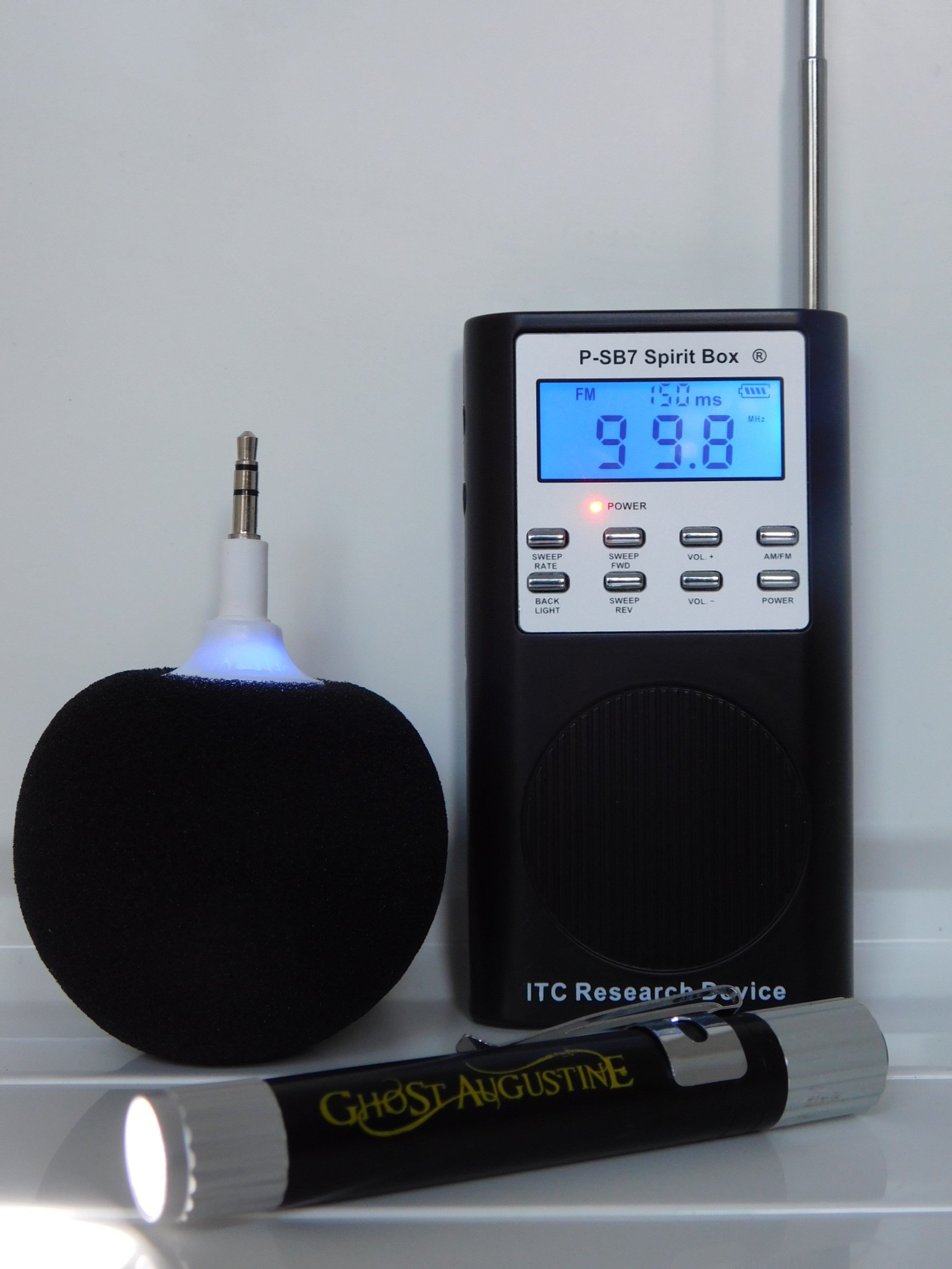 Sb7 Spirit Box Paranormal Research Device With Ghost Augustine Flashlight