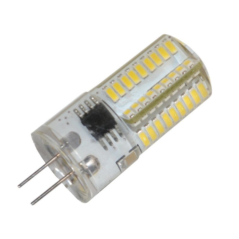 Hqrp G4 Bi-pin 72 Leds Light Bulb Smd 3014 110v 3w 350-400lm Not Dimmable Cool White 6000-6500k
